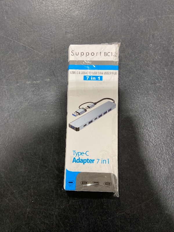 Photo 1 of ?Upgrade? USB C/USB Hub, BERLAT Aluminum 7 in 1 USB C & USB Hub with USB 3.0, USB 2.0 Ports for PC/Laptops/MacBook Pro/Air/iMac/iPad and More Devices