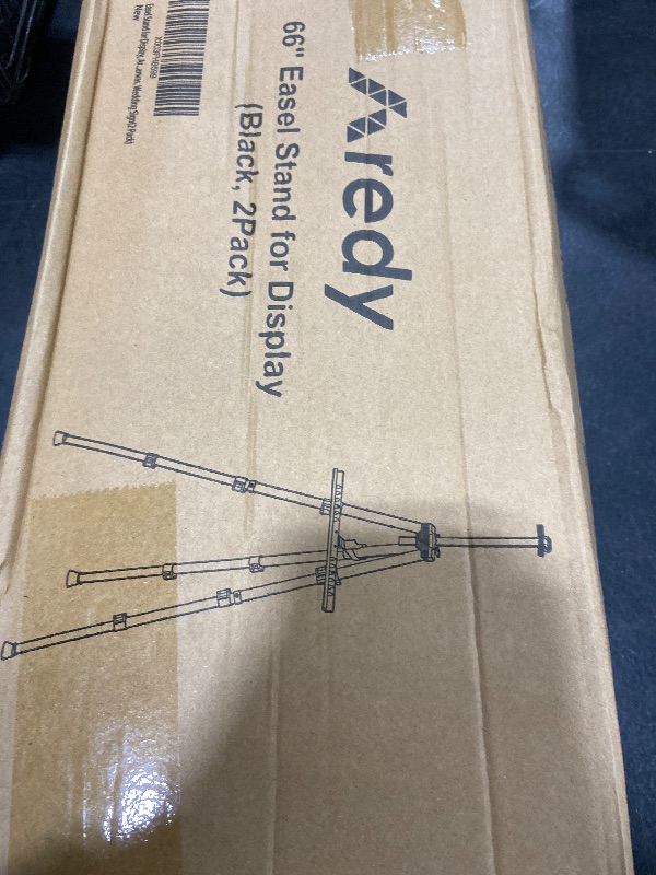 Photo 1 of Easels for Painting Canvas, Aredy 66" Art Easel for Drawing, Portable Painting Easel Stand, Metal Table Top Easel (2 Pack)