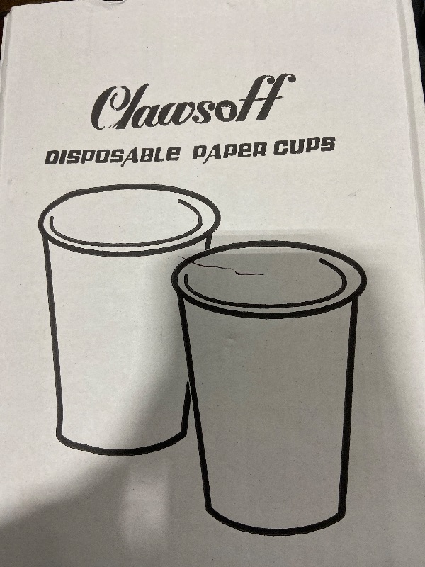Photo 1 of Clawsoff 300 Pack 5 oz Paper Cups, Disposable Kraft Bathroom Cups 5 Ounce, Espresso Coffee Hot/Cold Beverage Cups for Home, Kitchen, Party