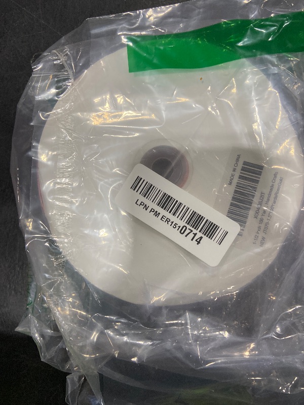 Photo 1 of 1-1/2 Inch 100 Yards Rose Gold Satin Ribbon, Solid Fabric Ribbon Roll for Flower Bouquet, Gift Wrapping, Roses Making, Handmade Crafts