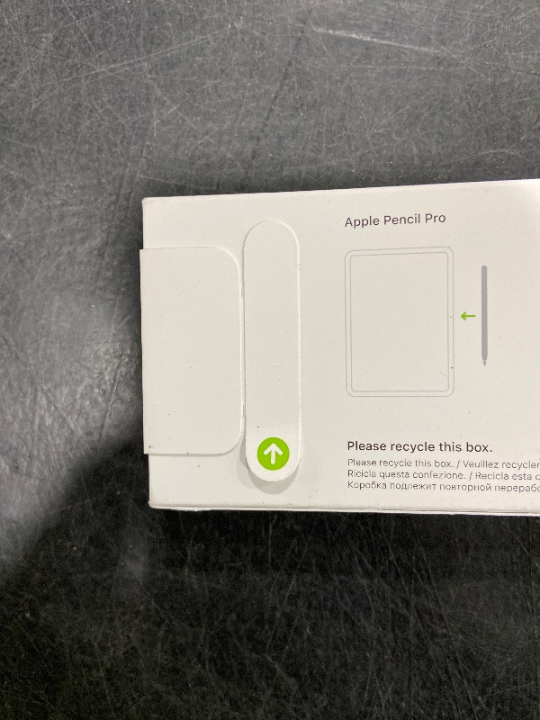 Photo 1 of Apple Pencil Pro: Latest Model - Device Compatibility Check Required - Pixel-Perfect Precision, Tilt and Pressure Sensitivity, Perfect for Note-Taking, Drawing, and Art. Charges and Pairs Magnetically