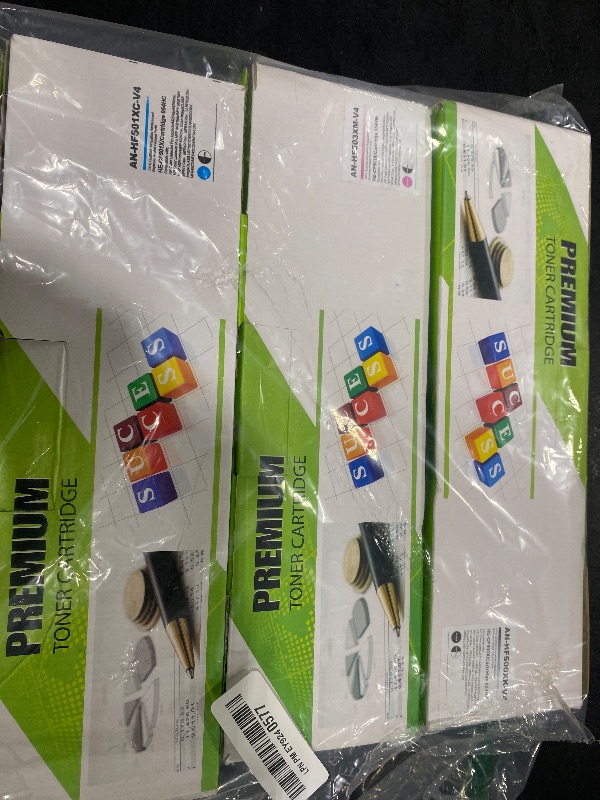 Photo 1 of 054 H 4-Color High Yield Toner Cartridge Set Replacement for Canon 054 Toner Cartridge Set Compatible with Color ImageClass LBP622Cdw, LBP623Cdw, MF641Cdw, MF642Cdw, MF644Cdw (1B 1C 1M 1Y, 4 Pack)