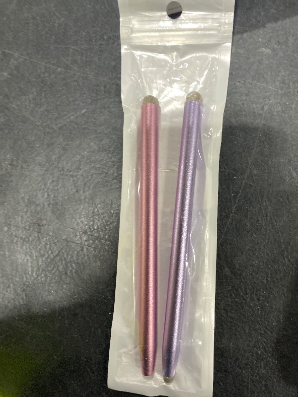 Photo 1 of Stylus Pen for Touchscreen with Magnetic, Kenkor 2PCS Tablet Pencil for Apple iPad/iPad Air/Mini/Pro/iPhone/Android/Huawei/Cellphone/Samsung/Galaxy All Universal Touch Screen Devices (Purple/Pink)