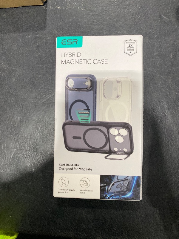 Photo 1 of ESR for iPhone 17 Pro Max Case with Stand, Camera Control Cover Compatible with MagSafe, Military-Grade Drop Protection Magnetic Phone Case, Scratch-Resistant Back Cover,Frosted Orange
