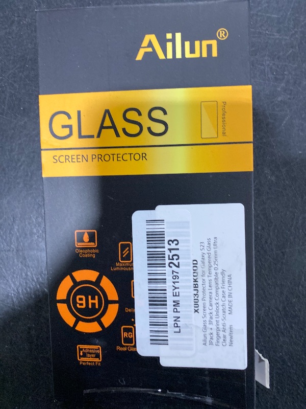 Photo 1 of Ailun Screen Protector for iPhone 14 Plus/iPhone 14 Pro Max [6.7 Inch] Display 3 Pack Tempered Glass, Sensor Protection, Dynamic Island Compatible, Case Friendly