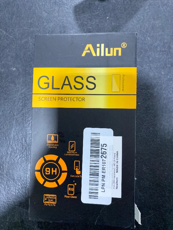 Photo 1 of Ailun 3 Pack Screen Protector for iPhone 16 Pro [6.3 inch] + 3 Pack Camera Lens Protector with Installation Frame,Case Friendly Tempered Glass Film,[9H Hardness] - HD