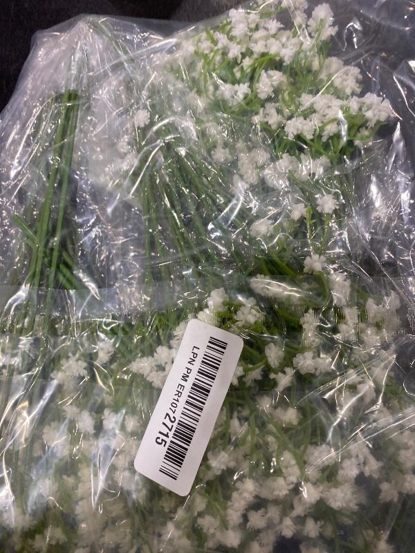 Photo 1 of Sukh 10PCS Baby Breath Artificial Flowers Fake Babys Breath Gypsophila Flowers Bulk Realistic Artificial Flowers Bouquet Flores Artificiales para Decoracion for Wedding Party Home Decoration
