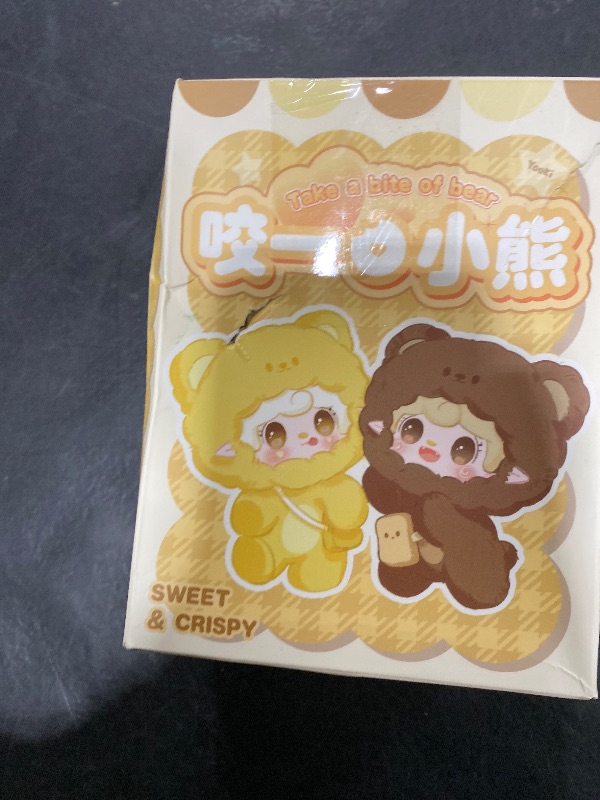 Photo 1 of REIVIVORA YOOKI V4 Take A Bite of Bear Series Plush Blind Box 1PC (1 of 8 Possible Styles) Cute Figures Collectible Toys Birthday Gifts (1Pc BlindBox)