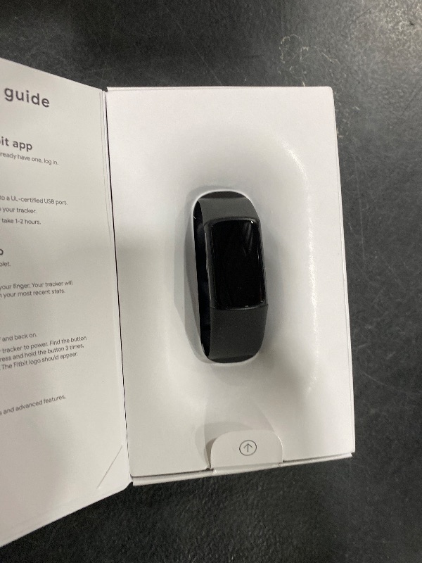 Photo 1 of Fitbit Charge 6 Fitness Tracker with Google apps, Heart Rate on Exercise Equipment, 6-Months Premium Membership Included, GPS, Health Tools and More, Obsidian/Black, One Size (S & L Bands Included)