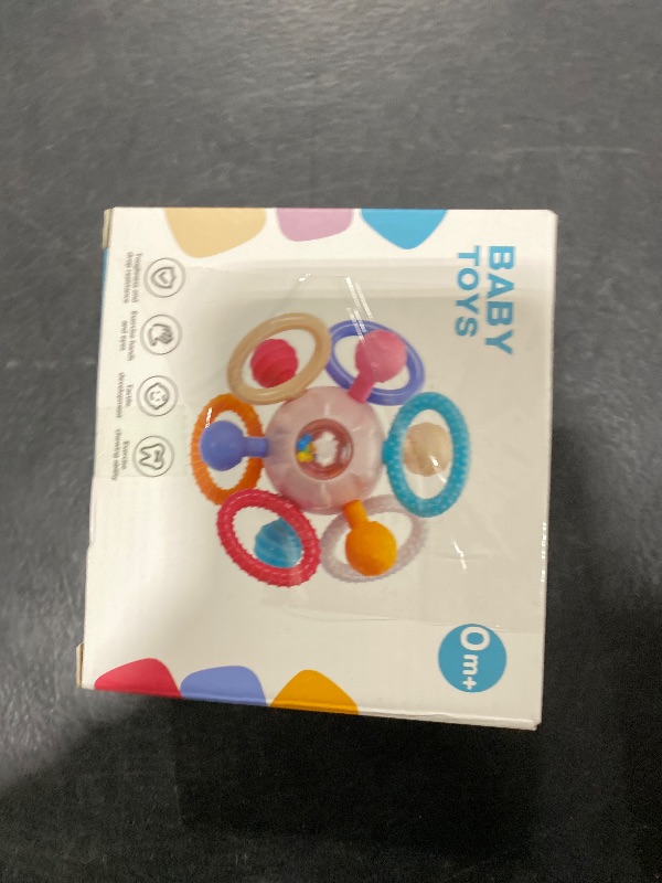 Photo 1 of Montessori Teething Toys for Babies 0-6 6-12 Months, Baby Teether Sensory Toys for 0 3 6 9 12 18 Months, Newborn Infant Learning Toys for 1 2 Year Old Boys Girls