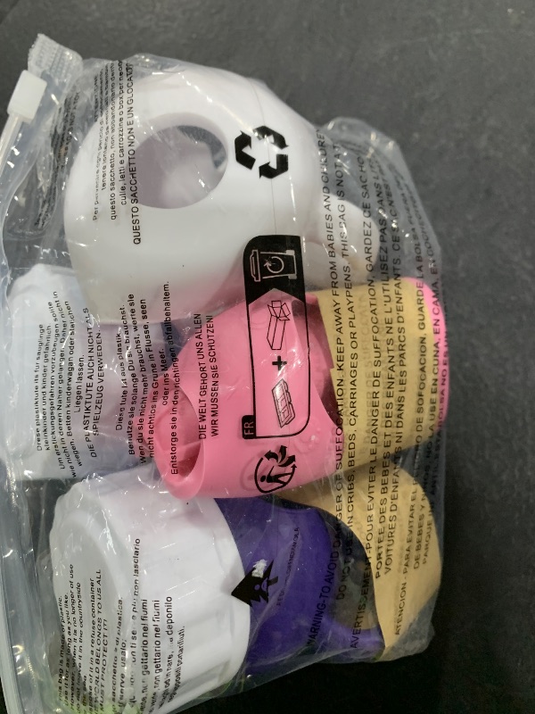 Photo 1 of 3 Pack Silicone Sleeves for Philips Avent Natural Bottle, Food Grade Silicone Cover and 3pcs Travel Caps, Lids Replacement (White+Pink+Purple, 4oz)