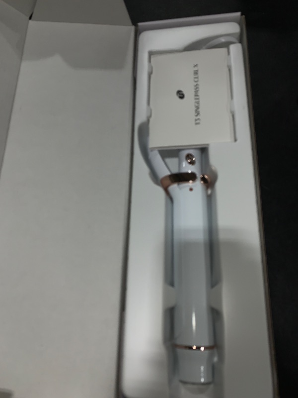 Photo 1 of T3 SinglePass Curl X Extra-Long Barrel Curling Iron with 9 Heat Settings and Ceramic Barrel for Fast Styling and Lasting Results on All Hair Types