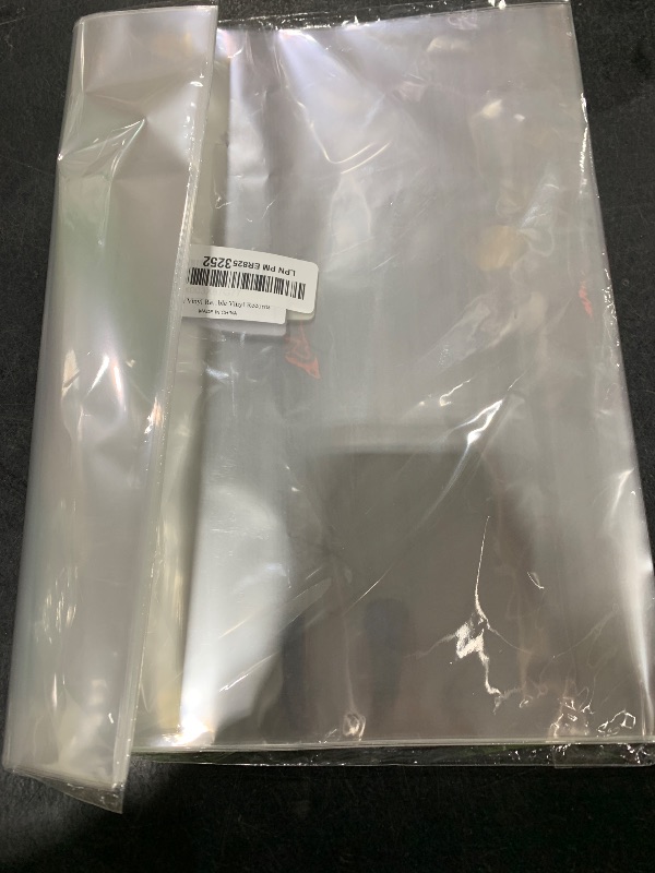 Photo 1 of 20 Clear Vinyl Record Sleeves, 12" LP Outer Record Sleeves, 12.75" x 12.75", 3.2 Mil Protective Album Covers for Single & Double Vinyl Records