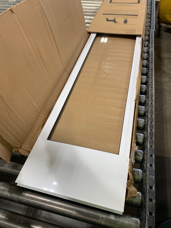 Photo 1 of PetSafe Sliding Glass Pet Door - No-Cut DIY Install Doggy Door for Renters - Aluminum Frame - Adjustable Height 75 7/8" to 81" - Ideal for Large Dogs Up to 100 lb - White