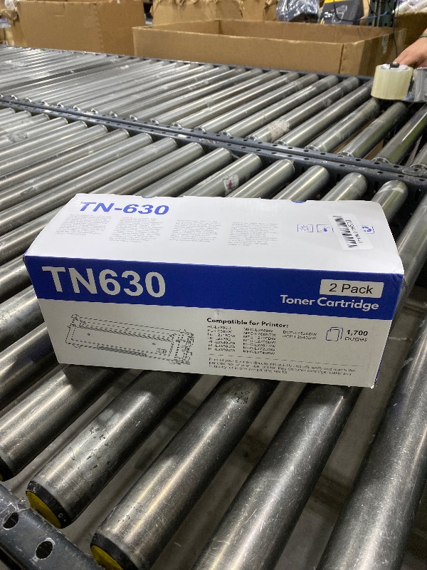 Photo 1 of TN630 Toner Cartridge Replacement for Brother TN-630 Toner Cartridge Black High Yield Work with HL-L2300D HL-L2380DW HL-L2320D DCP-L2540DW MFC-L2700DW MFC-L2685DW 2 Pack
