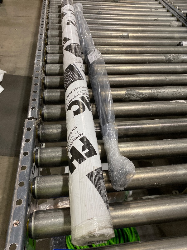 Photo 1 of FHC SBK1WMB Support Bar 39" Long Fixed Panel Wall-to-Glass for 3/8" to 1/2" Glass - Matte Black