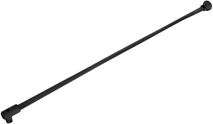 Photo 1 of FHC SBK1WMB Support Bar 39" Long Fixed Panel Wall-to-Glass for 3/8" to 1/2" Glass - Matte Black