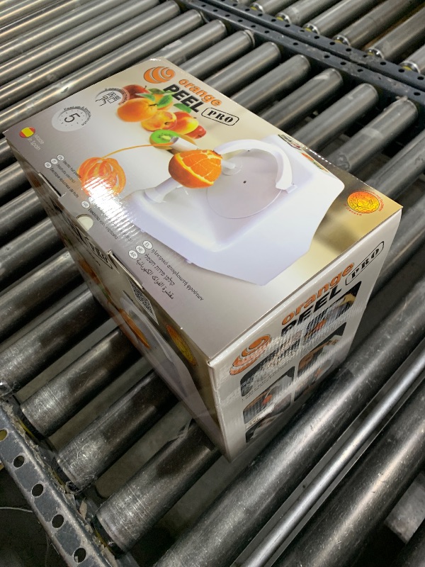 Photo 1 of Pelamatic - Automatic Orange Peeler Pro | Peels 3 Fruits/Vegetables Per Minute | Electric Apple/Orange/Potato Peeler | Rust-Resistant, Easy Cleanup, White, One Size, Plastic