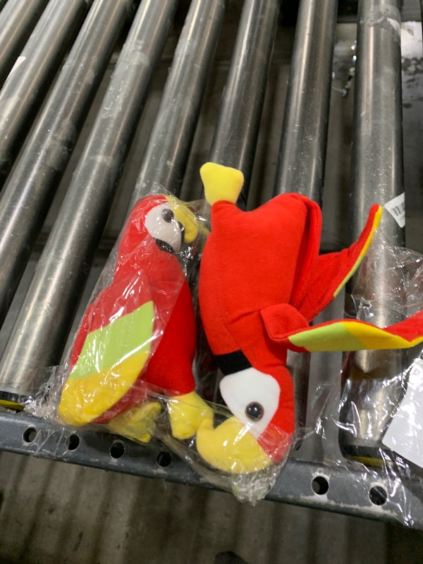 Photo 1 of Vaguelly 2pcs Plush Toy Lightweight Stuffed Parrot Costume Accessories for Boy Girl for Pirate Parties