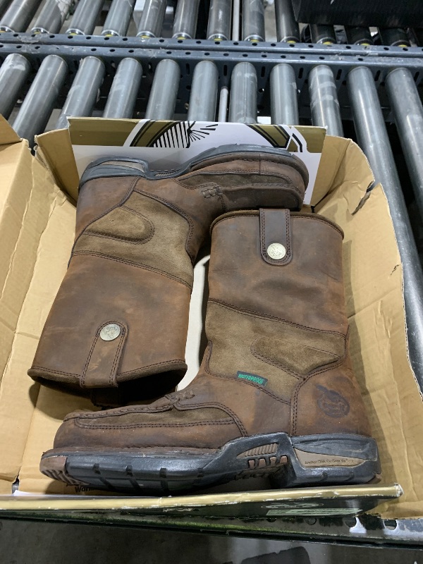 Photo 1 of Georgia Athens Waterproof Wellington Work Boot, Brown, Size 8.5(M)