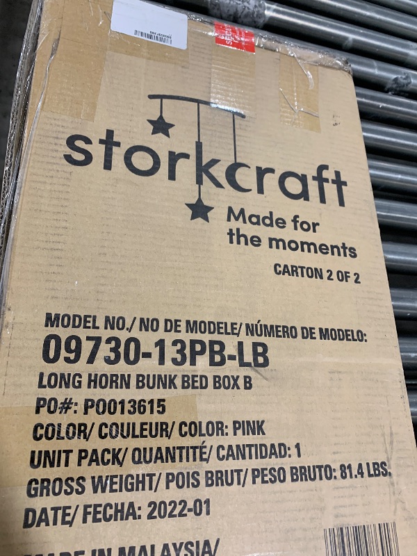 Photo 1 of (INCOMPLETE SET) Storkcraft Soom Soom Toddler Bed