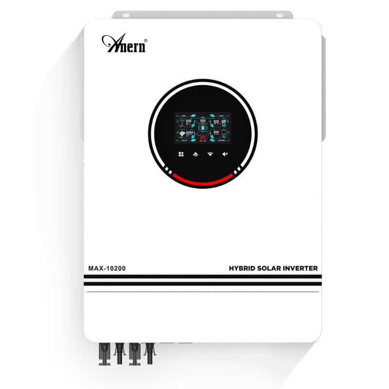 Photo 1 of 10.2KW Solar Hybrid Inverter All in One, 48V DC to 220V-230V AC On/Off Grid Pure Sine Wave Solar Inverter with 160A MPPT Charge Controller