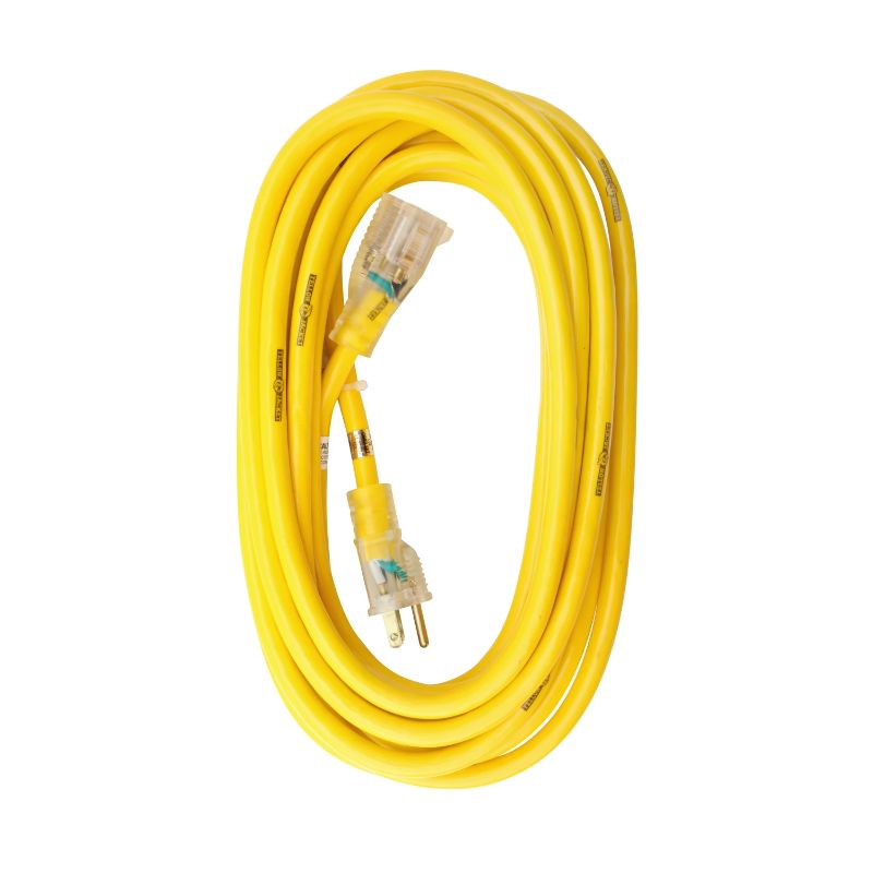 Photo 1 of Yellow Jacket Contractor Extension Cord 12 Gauge 3 Wire Heavy-Duty 15 Amp