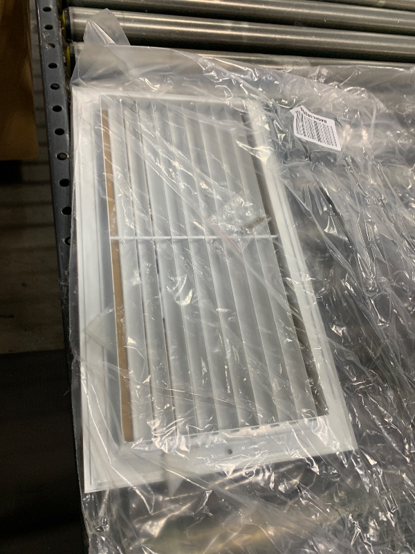 Photo 1 of HVAC Premium 16" X 8" Aluminum Return Grille - Easy Air Flow - Linear Bar Grilles [Outer Dimensions: 17.875 X 9.875]