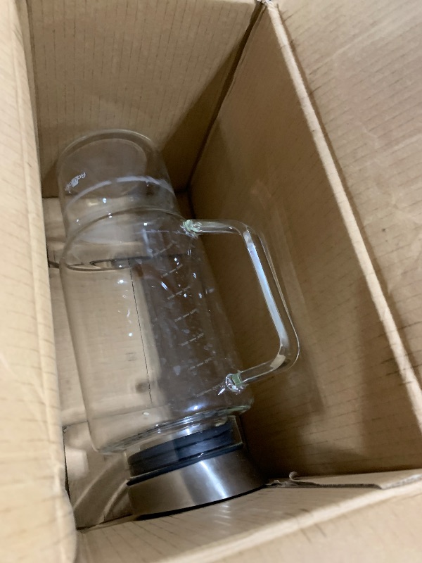 Photo 1 of Aquach 68oz Cold Brew Coffee Tea Maker, Glass Pitcher & Stainless Steel Filter, Dishwasher Safe Iced Coffee Tea Maker with Airtight Lid and Large Handle