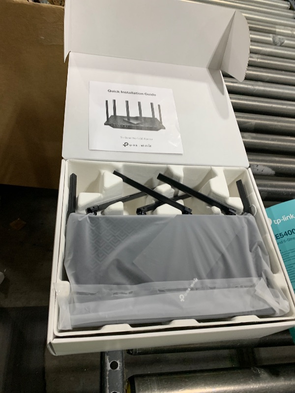 Photo 1 of TP-Link AXE5400 Tri-Band WiFi 6E Router (Archer AXE75), 2025 PCMag Editors' Choice, Gigabit Internet for Gaming & Streaming, New 6GHz Band, 160MHz, OneMesh, Quad-Core CPU, VPN & WPA3 Security