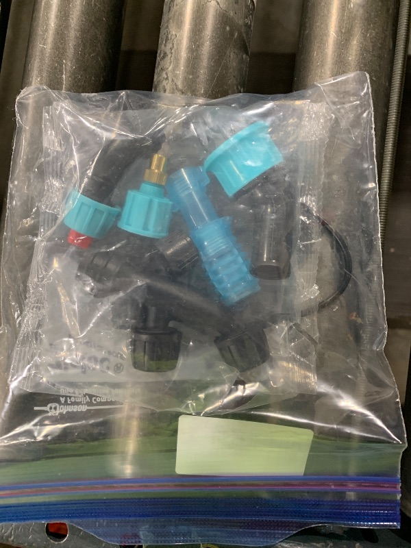 Photo 1 of Garden Hose Quick Connectors Male and Female, Plastic Hose Connector with Shut off Valve and Water Stop and Lock Functions, 3/4 Inch Quick Release Kit Hose Fittings and Adapters (5 Sets/10 pcs)