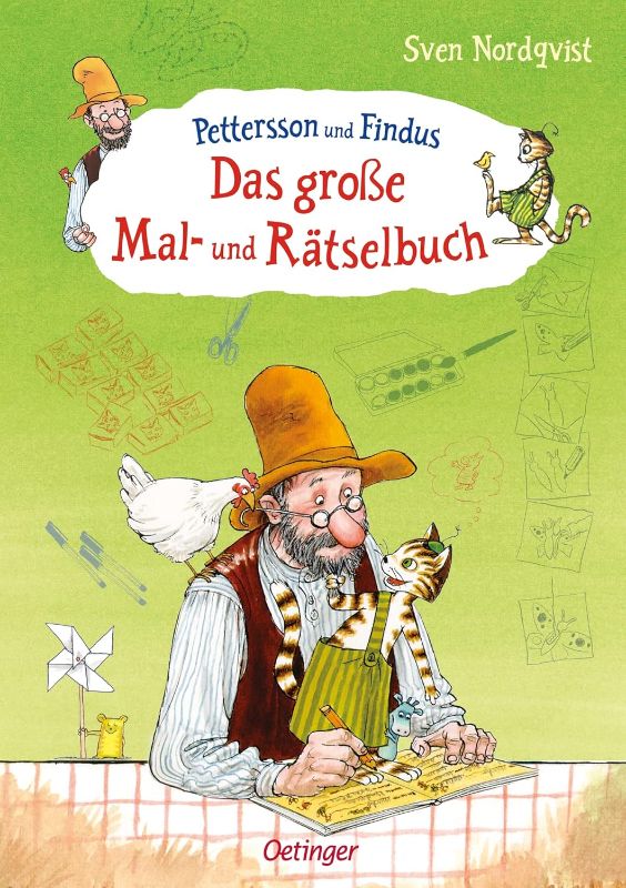 Photo 1 of Pettersson und Findus. Das große Mal- und Rätselbuch