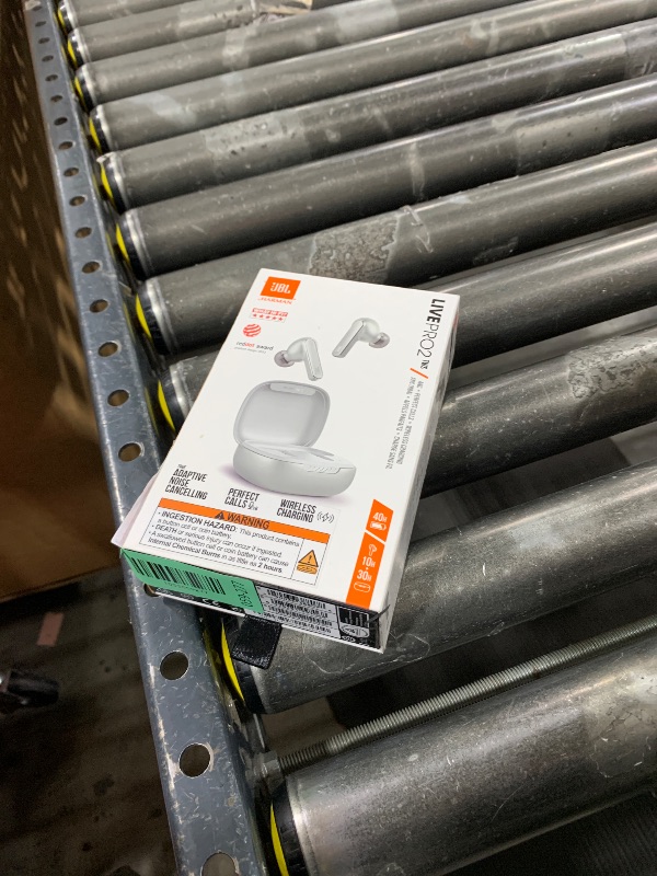 Photo 1 of JBL Live Pro 2 - True Wireless Noise Cancelling Earbuds, up to 40 Hours of Playback with Wireless Charging, 6 mics for Perfect Calls, Touch & Voice Control, IPX5 Water Resistant (Silver)
