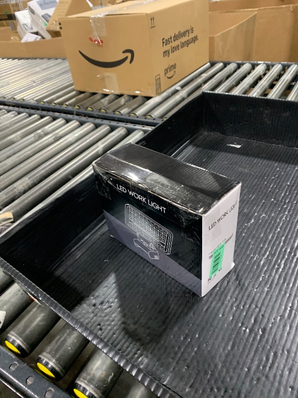 Photo 1 of LIVOWALNY LED Work Light Compatible with Dewalt, 100W 10000LM 7" Flood Battery Light, Cordless LED Flashlights with USB & Type-C & Low Voltage Protection & 140° Pivoting Head for Emergency & Job Site