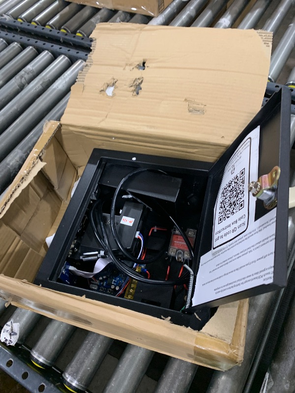 Photo 1 of Sintron ST-003 Coin Operated Timer Control Box with NEMA 14-30R Receptacle 4 Prong 220V for US & CA Dryer Power Plug 3 Pole 3 Wire, Use for Vending Machine, Gaming & Washing Machines, Massage Chairs
