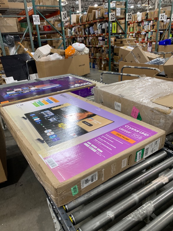 Photo 1 of Samsung 55-Inch Class Crystal UHD U8000F 4K Smart TV (2025 Model) Endless Free Content, Crystal Processor 4K, MetalStream Design, Knox Security, Compatible with Alexa