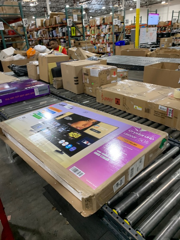 Photo 1 of Samsung 50-Inch Class Crystal UHD U8000F 4K Smart TV (2025 Model) Endless Free Content, Crystal Processor 4K, MetalStream Design, Knox Security, Alexa Built-in