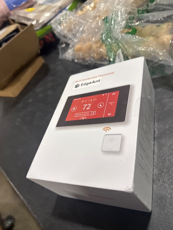Photo 1 of Smart Thermostat for House with C-Wire Adapter, Programmable WiFi Thermostat Compatible with Alexa and Google Assistant,Energy Saving, Remote Control Tuya/Smart Life, C-Wire Require