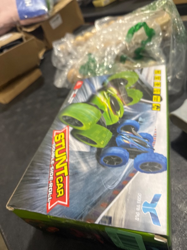 Photo 1 of FREE TO FLY Remote Control Car for Boys 8-12: 2.4Ghz Electric Rechargeable Race Stunt Cars Double Sided 360 Rolling Rotating Rotation with Led Headlights