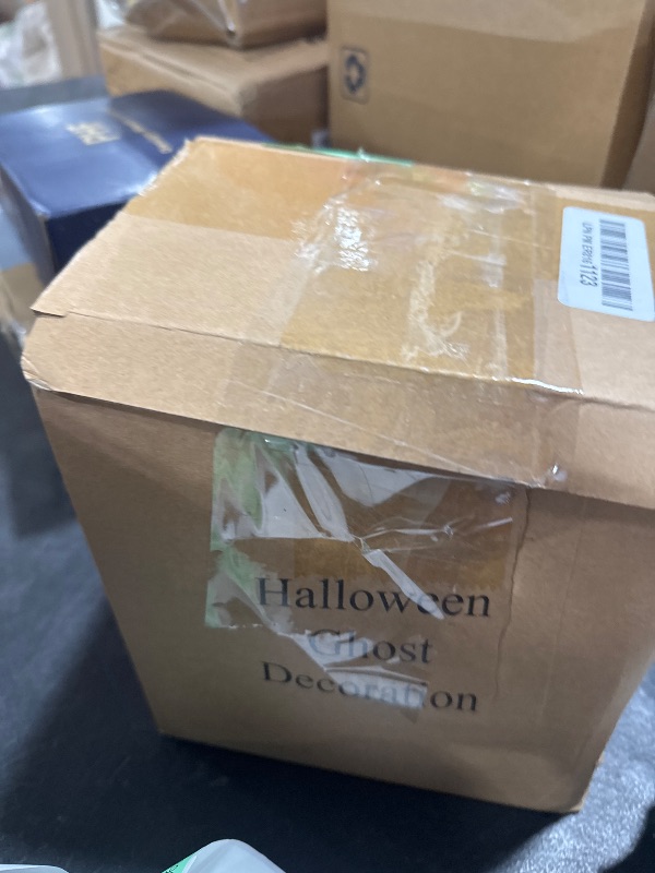 Photo 1 of 2 Packs Halloween Decorations Indoor - USB Power Ghost Decor Kit with Remote Controlled String Lights, Ghosts Halloween Decor Indoor Home Mantel Shelf Table Fireplace