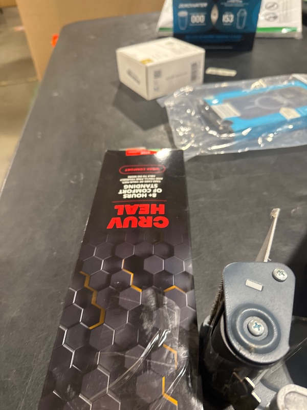 Photo 1 of (New) Work Comfort Orthotic Insoles - Anti Fatigue Shoe Insert Men Women - Low Arch Support - Shock Absorption - Foot Pain Relief - Work Boot Insoles (Black Hexagons, L)