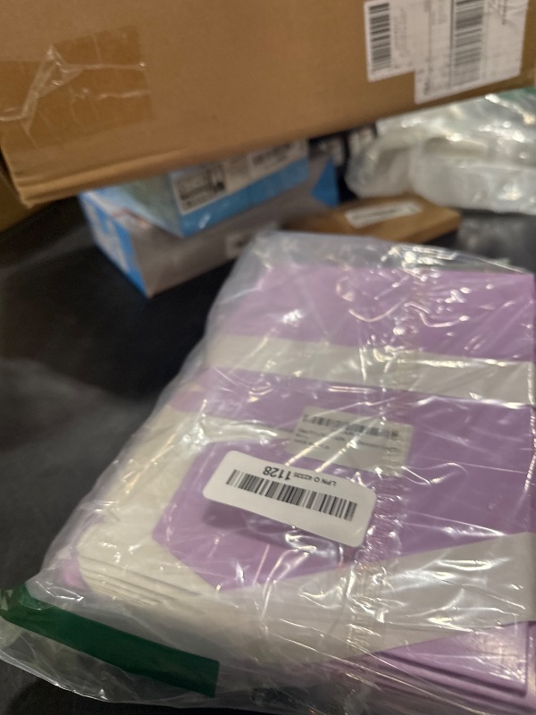 Photo 1 of Oletx 50Pcs Purple Gable Gift Boxes, 5.9'' Small Party Favor Treat Box, Goodie Box, Cookie Candy Box for Birthday Party, Baby Shower, Classroom Activity and Any Fun Occasion Decoration Supplies.