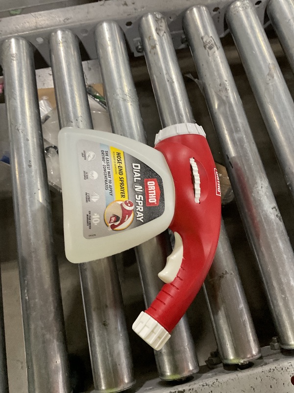 Photo 1 of Ortho Dial N Spray Hose-End Sprayer for Liquid Weed and Insect Killer, Fungicide, Fertilizer with 14 Dilution Settings