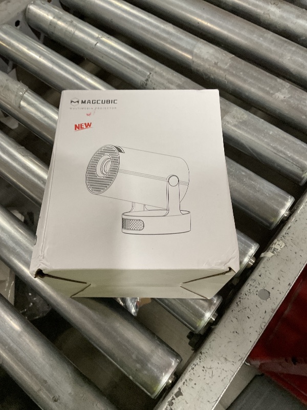 Photo 1 of Magcubic Mini Projector with WiFi 6 and Bluetooth 5.4, Portable Projector 4K support, 5w Soundbase Speaker, Auto Vertical Keystone 180°Rotatable Smart Proyector for Movie Home Outdoor HY300Pro+