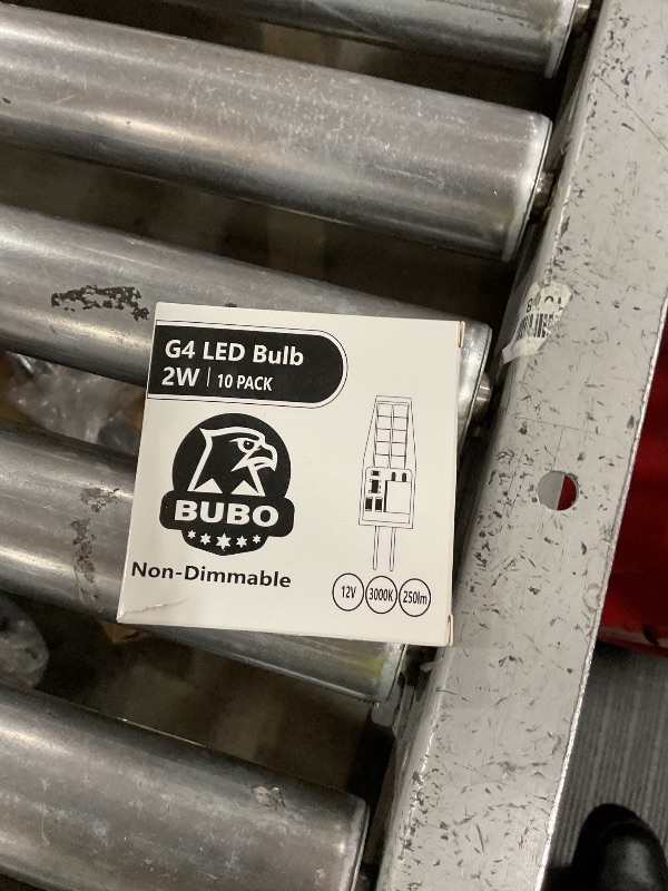 Photo 1 of BUBO 10 Pack G4 LED Bulb 2W Equivalent 30W 3000K Warm White 250 Lumens 360°Beam Angle, T3 Halogen Bulb Replacement Landscape Bulbs, AC/DC 12V Led Lights G4 Bi-Pin Base for Outdoor Landscape Lighting