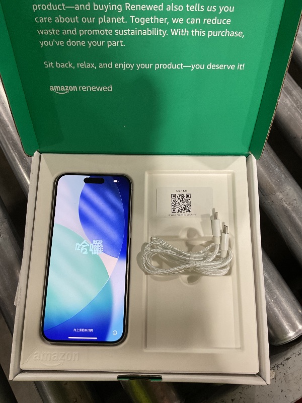 Photo 1 of Apple iPhone 15 Pro Max, 256GB, Natural Titanium - Unlocked (Renewed Premium)