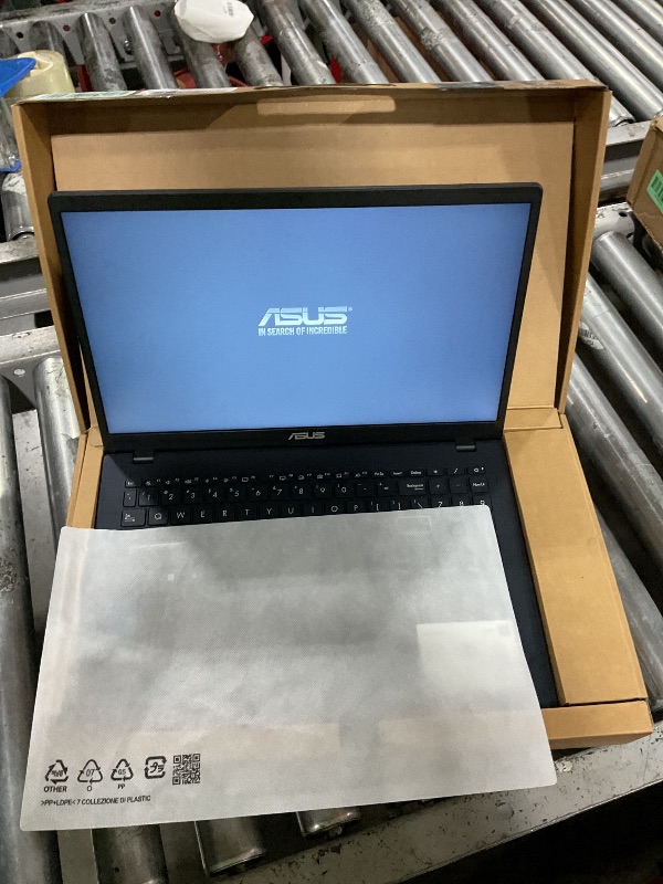 Photo 1 of ASUS 15.6” Vivobook Go Slim Laptop, Thin & Portable for Student Study, Intel Dual Core N4500, 4GB RAM, 128GB SSD, Windows 11, Star Black, L510KA-ES04