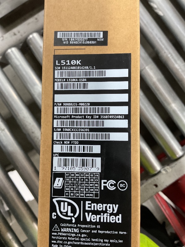 Photo 1 of ASUS 15.6” Vivobook Go Slim Laptop, Thin & Portable for Student Study, Intel Dual Core N4500, 4GB RAM, 128GB SSD, Windows 11, Star Black, L510KA-ES04