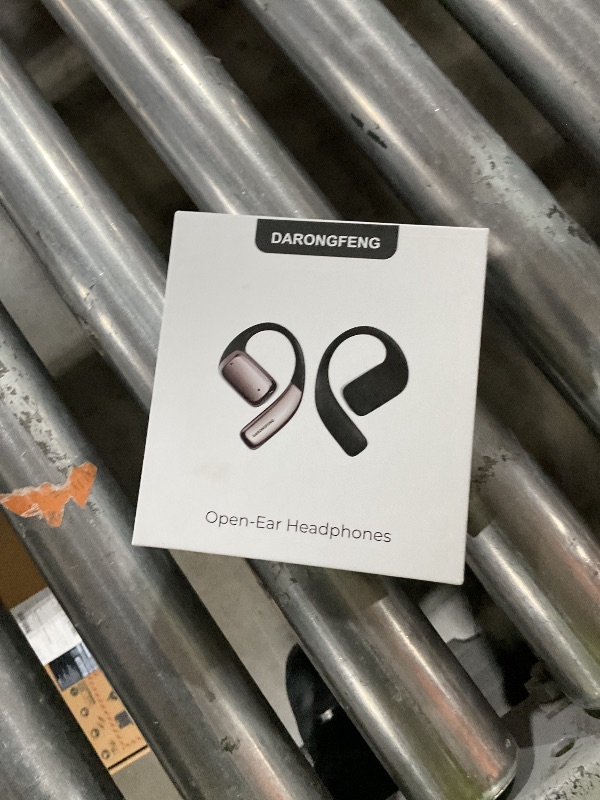 Photo 1 of DARONGFENG Open Ear Wireless Bluetooth Headphones, Pain-Free Air Conduction Ear Buds with LED Digital Display Charging Case, Sweat Resistant for Running, Safe Driving, and Extended Daily Use