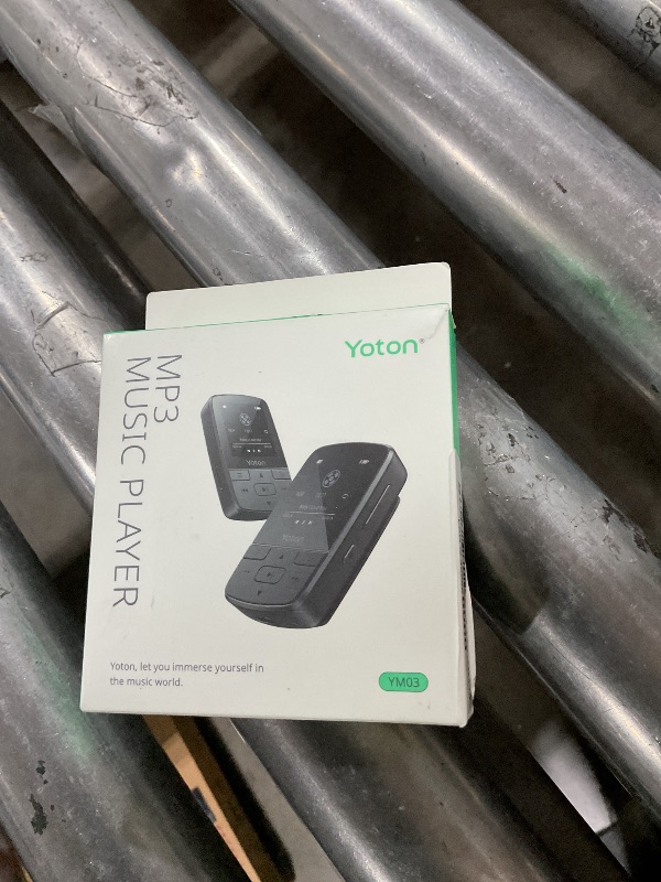 Photo 1 of YOTON MP3 Player with Bluetooth 5.2, 64GB Storage, Mini Size, HiFi Music, with Sports Clip, Independent Volume Control, FM Radio, Includes Headphones, White